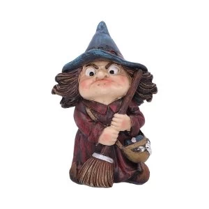 Image of Toil Witch and Broomstick Figurine