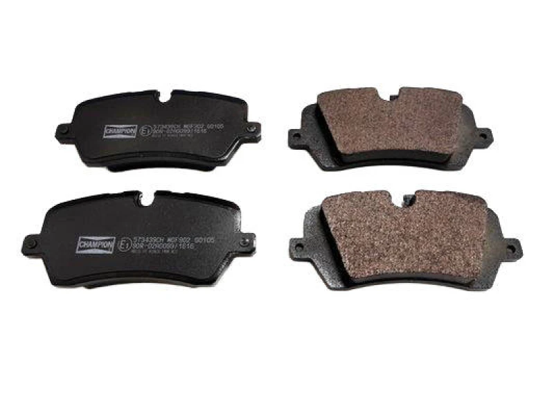 Image of CHAMPION 573439CH Brake pad set prepared for wear warning indicator Brake Pad Set,disc brake (402)