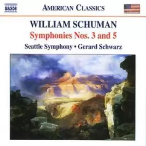 image of William Schuman - Symphonies Nos. 3 and 5 (Schwarz, Seattle So) CD Album - Used