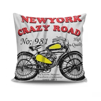 Image of NKRLNT-078 - No Filling Multicolor Cushion Cover