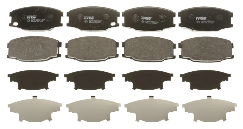 Image of TRW GDB3388 Brake pad set not prepared for wear warning indicator Brake Pad Set,disc brake (402)