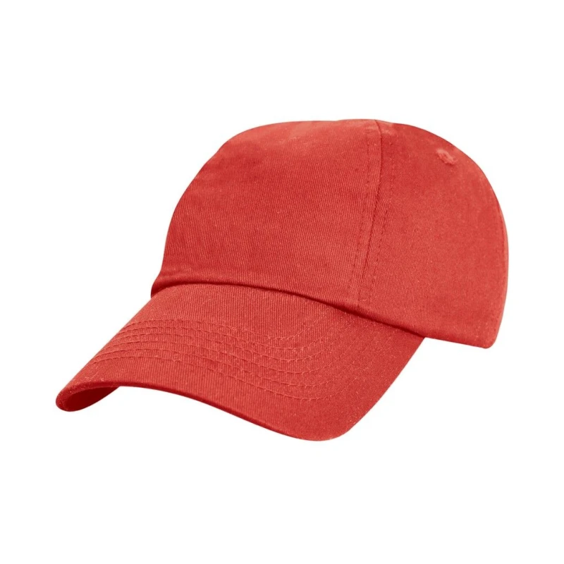 Image of Result Cotton Low Profile Cap in Red Red Unisex One Size