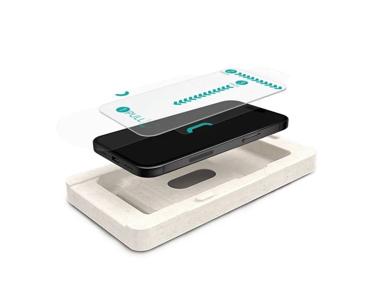 Image of eSTUFF INFINITE iPhone 16 Pro/17 EcoFlex Screen Protector with paper i