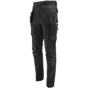 Image of Mens Tech Stretch Work Trousers (42S) (Black) - Caterpillar