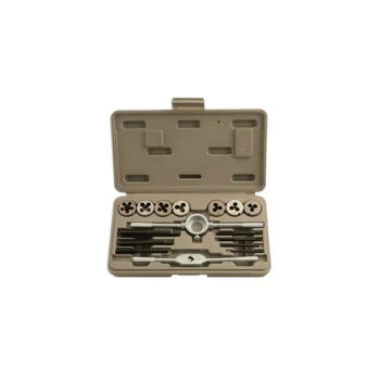 image of Tap & Die Set - Carbon Steel - 16 Piece - 1398 - Laser