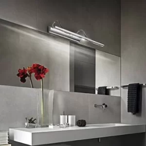 Image of Mirror 4 Light Picture Wall Light Nickel, G9