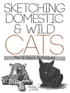 Image of sketching domestic and wild cats pen and pencil techniques