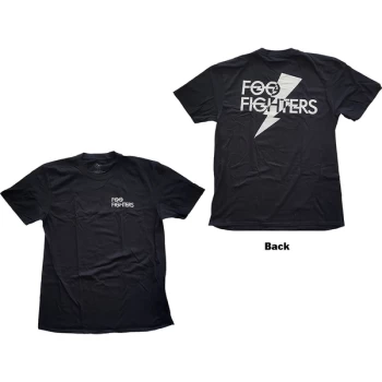 Image of Foo Fighters - Flash Logo Unisex Large T-Shirt - Black