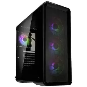 Image of Kolink Levante V2 ARGB Midi tower Casing, Game console casing Black 4 built-in LED fans, Window, Dust filter