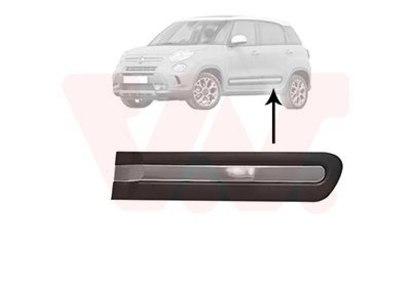 Image of VAN WEZEL Door moulding trim VAN WEZEL 1609405