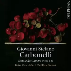 Image of Giovanni Stefano Carbonelli Sonate Da Camera Nos 1-6 by Giovanni Stefano Carbonelli CD Album