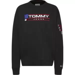 Image of Tommy Jeans Rlx Modern Sport 1 Crew - Black
