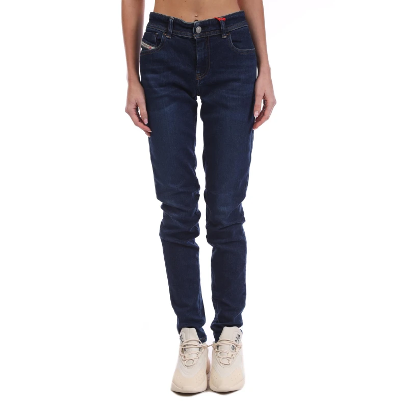 Image of Diesel 2018 Slandy-Low Skinny-Fit Jeans Blue female 25L