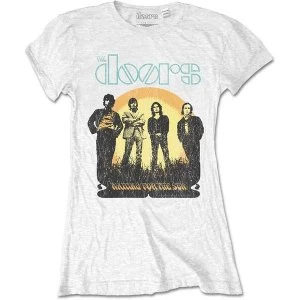 Image of The Doors - Waiting for the Sun Womens Large T-Shirt - White