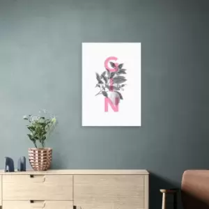 image of East End Prints Gin and Tonic Print Pink