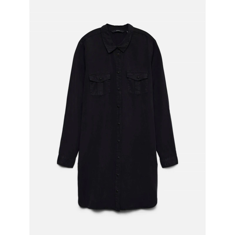 Image of Vero Moda VM Sigga LS Dress Ld62 Black female 8 (XS)