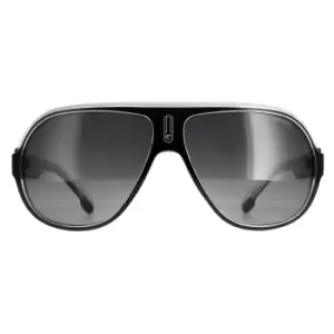 Image of Aviator Black White Grey Gradient Polarized Speedway/N
