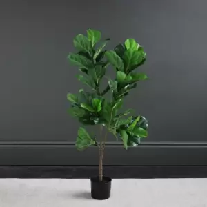 Image of Artificial Fiddle Leaf Fig Tree 120cm Green