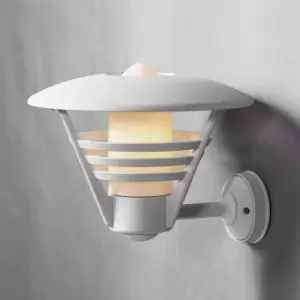 Image of Gemini Outdoor Classic Lantern Wall Light Matt White, IP23