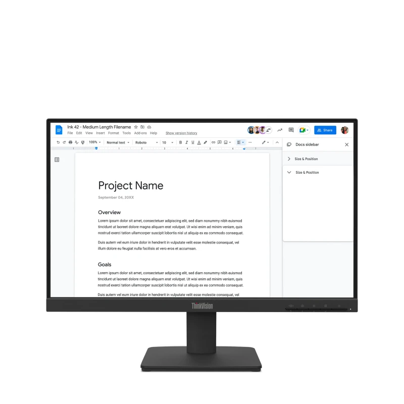 Image of Lenovo ThinkVision S22-4e Monitor 64CBKAT6UK
