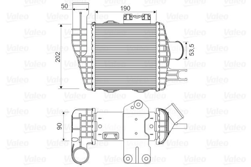 Image of Intercooler VALEO 818349