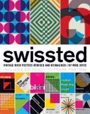 Image of swissted vintage rock posters remixed and reimagined