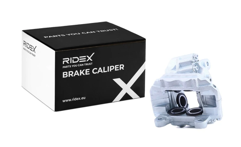 Image of RIDEX 78B1677 Brake caliper Front Axle Cast Iron Brake Caliper (78)