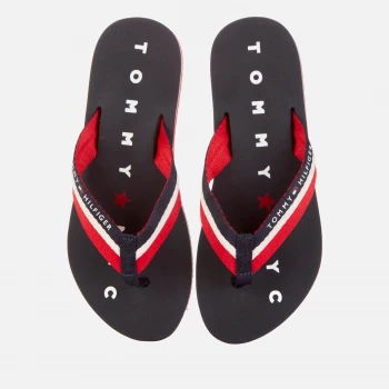 Image of Tommy Hilfiger Womens Mellie NY Toe Post Sandals - Midnight - UK 3.5