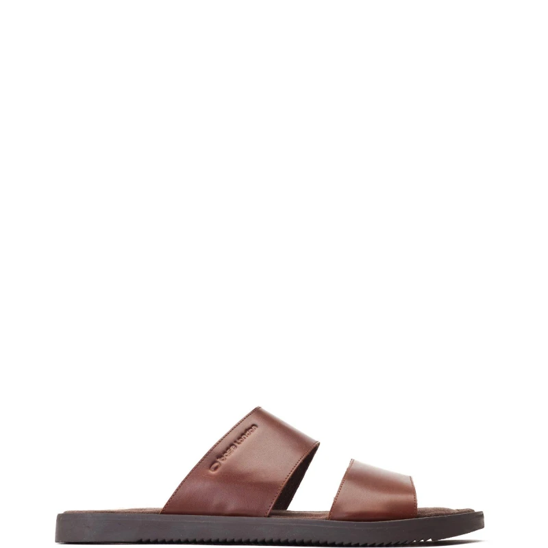 Image of Base London Base London Men Maven Slider in Brown Size: 10 Brown 10 Male 5038538356806