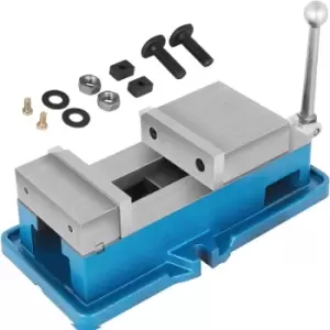 Image of VEVOR Non Swivel Milling Lockdown Vise 4" Precision Bench Clamp 100mm Width Drill Press Clamp 4" Jaw Opening for Finishing Milling Machines