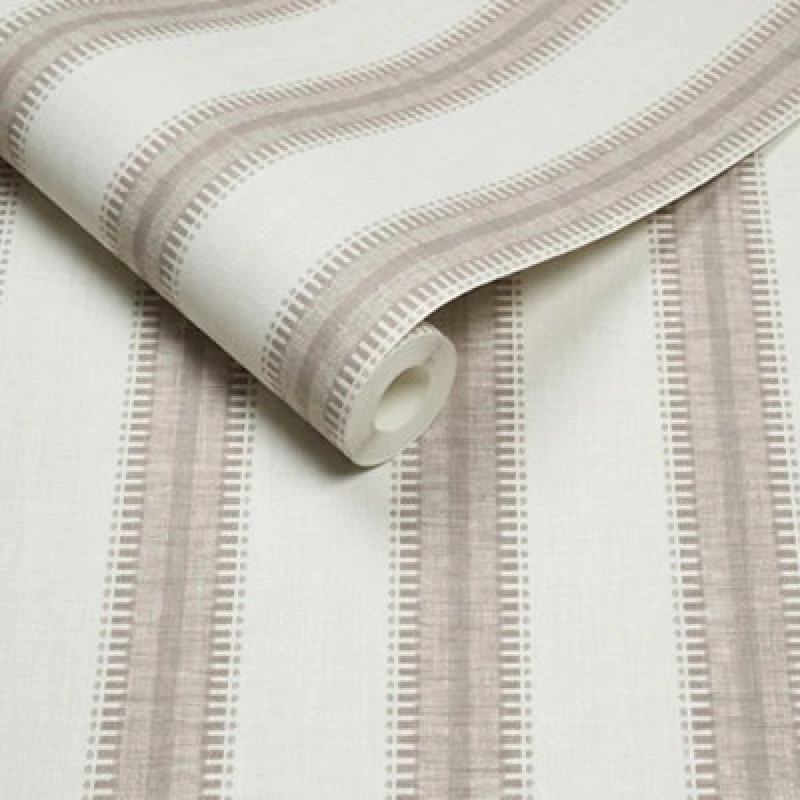 Image of Superfresco Easy Sonnet Stripe Sand Wallpaper