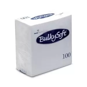 Image of Cocktail Napkin 240x240mm 2-Ply White Pack of 100 32196 AU32196