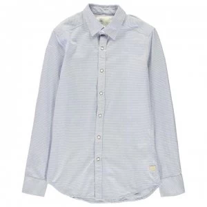 Image of G Star Landoh Clean Long Sleeve Shirt - aircraft/white