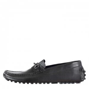 image of Firetrap Monteiro Mens Loafers - Black Lth