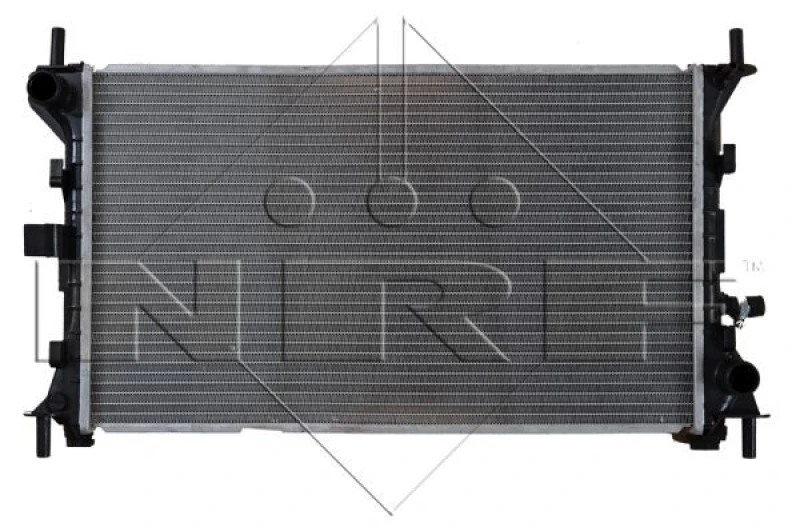 Image of NRF 509615 Engine radiator Brazed cooling fins, Aluminium, with mounting parts Aluminium Radiator,engine cooling (470)