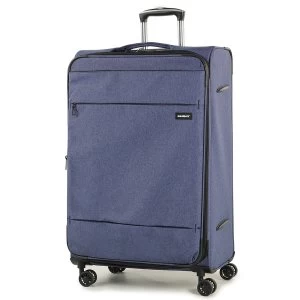 Image of Members by Rock Luggage Beaufort Large Suitcase - Navy