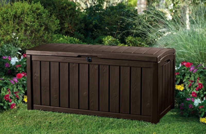 Image of Keter Glenwood Storage Box - Brown