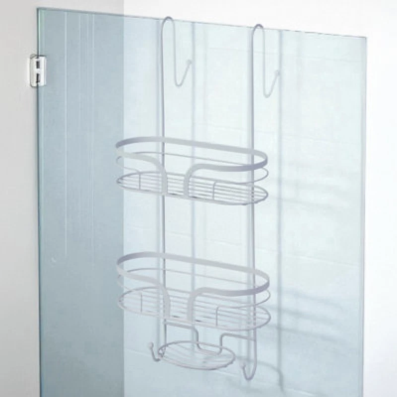 Image of Showerdrape Dante Steel Hanging Shower Caddy White