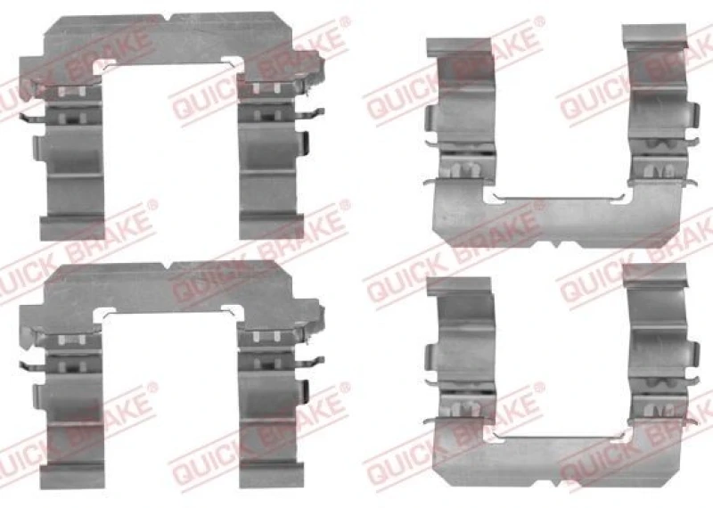 Image of QUICK BRAKE Brake pad fitting kit QUICK BRAKE 109-1756
