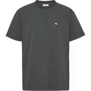 Image of Tommy Jeans Classic Tommy Small Badge T Shirt - Grey