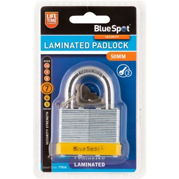 77016 50mm Laminated Padlock - Bluespot