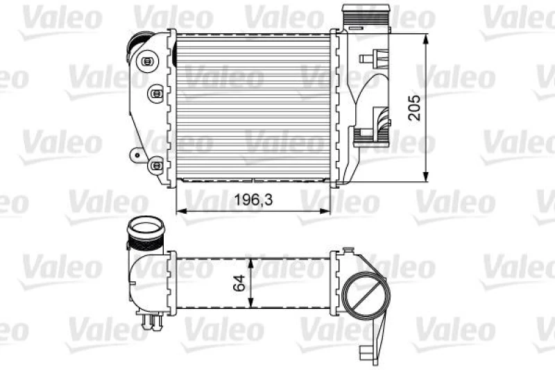 Image of Intercooler VALEO 818610