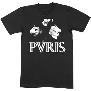 Image of PVRIS - Hands Unisex Large T-Shirt - Black