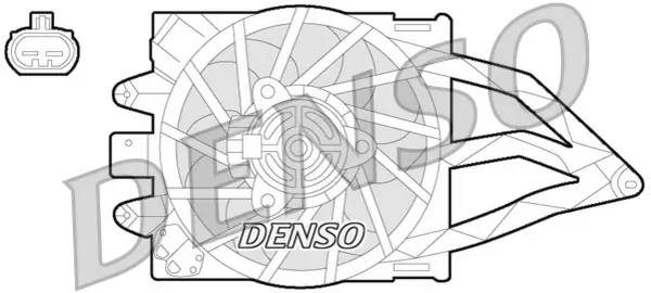 Image of Denso DER09057 Engine Cooling Fan