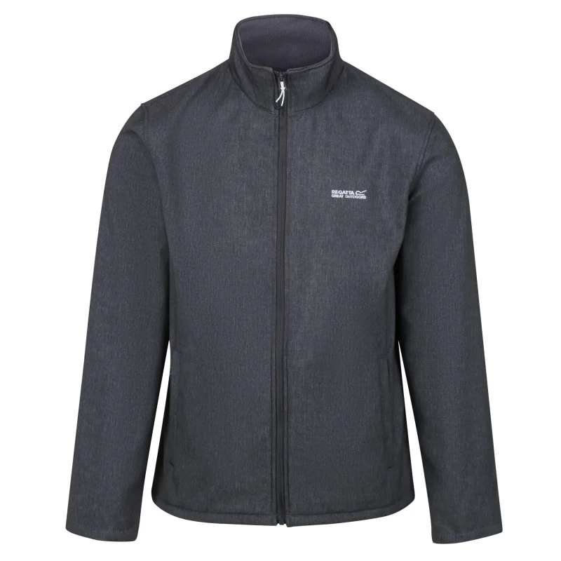 Image of Regatta Regatta Men 'Cera V' Softshell Jacket in Mid Grey Size: large Mid Grey L Male 5059404147618