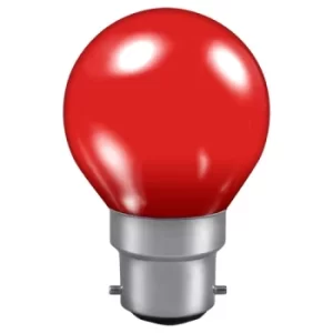 Image of Crompton Colourglazed Round 15W Red BC-B22d