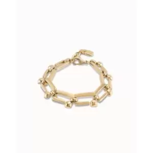 Image of Unusual Golden Metal Bracelet