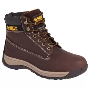Image of DEWALT Mens Apprentice Leather Industrial Steel Toe Safety Boot (12 UK) (Brown)