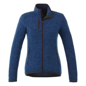 Elevate Womens/Ladies Tremblant Knit Jacket (XS) (Heather Blue)