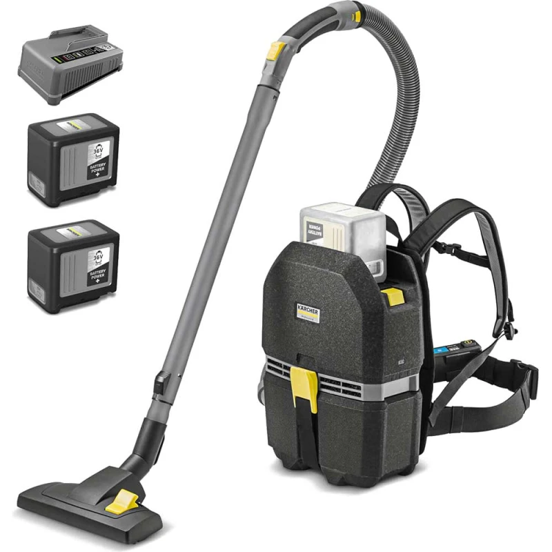 Image of Karcher BVL 3/1 BP Professional 36v Cordless Backpack Vacuum Cleaner BVL 3/1 BP Batteries: 2 x 6ah Li-ion